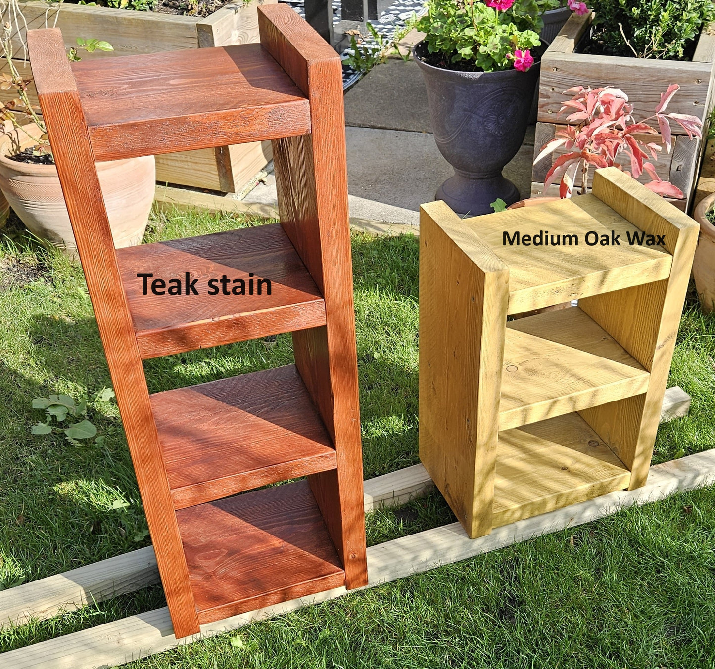 Chunky Rustic Bathroom Shelving Unit