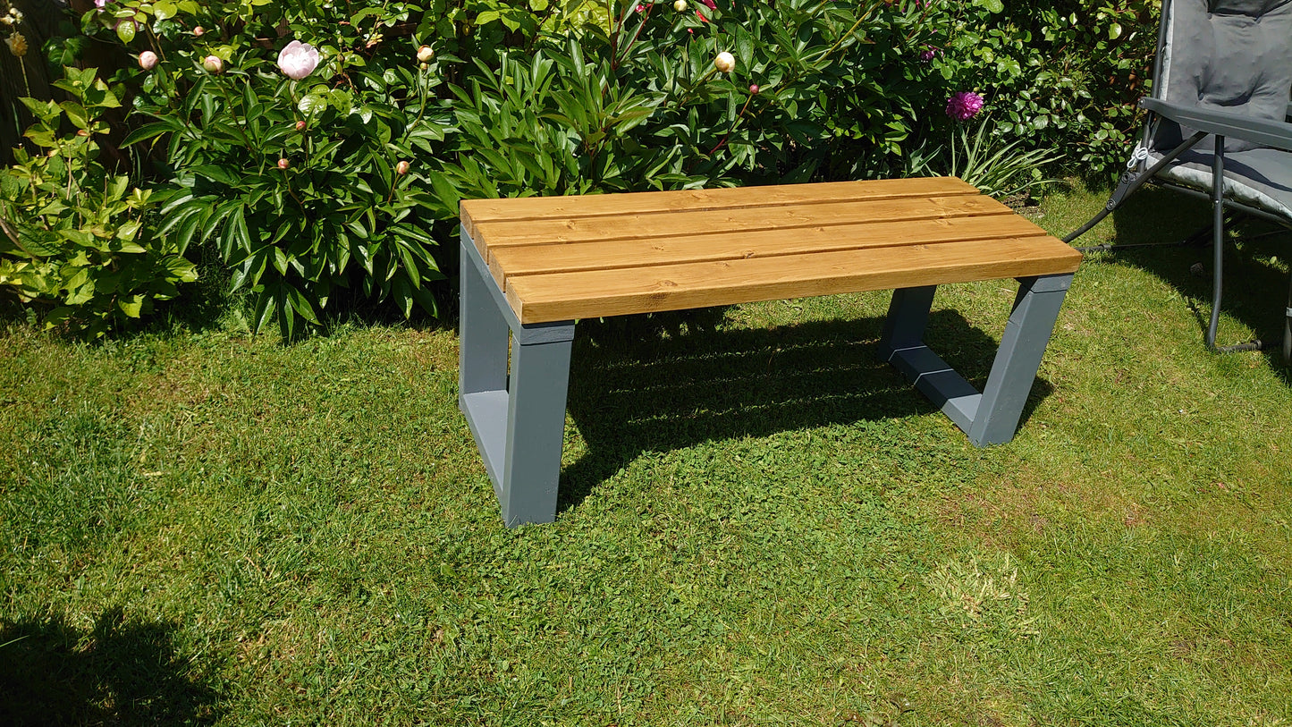 Wooden bench